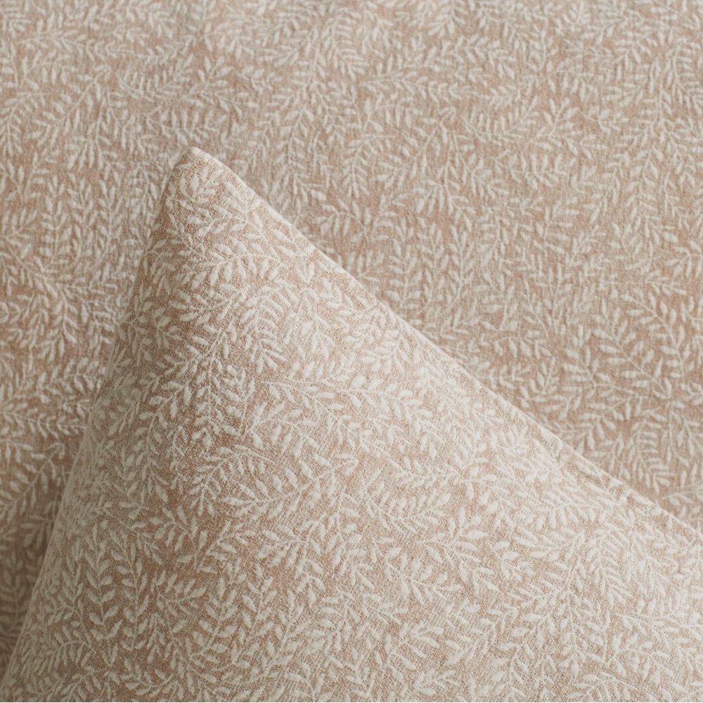 Urban Barn Catrin Cotton Duvet Set Queen Sized Tan Ivory - Picture 11 of 11